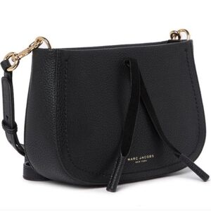 NWT Marc Jacobs Maverick Small Pebbled Leather Crossbody Bag Black